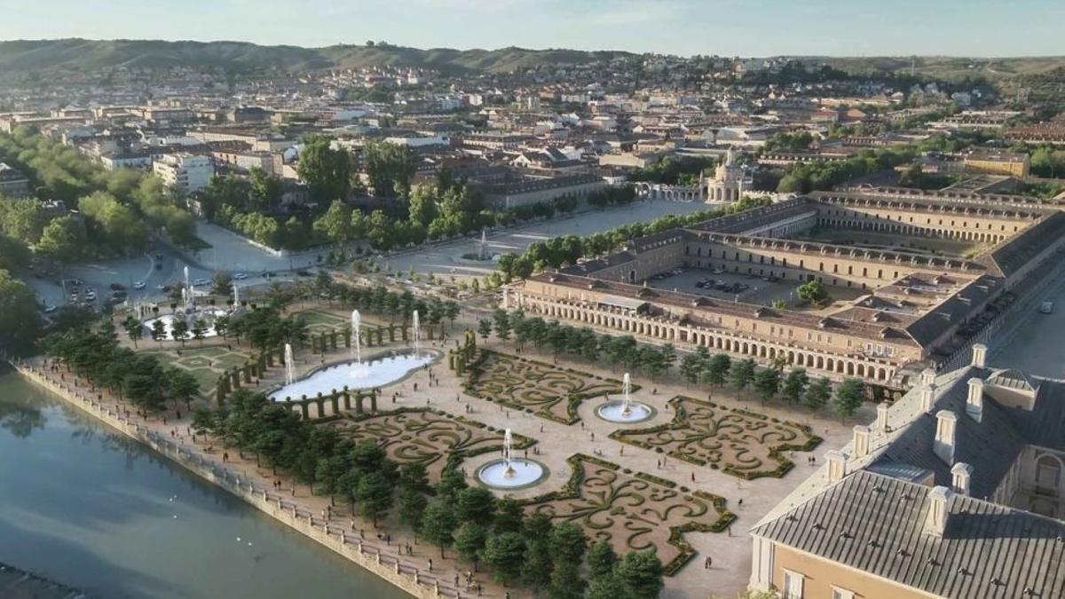 El Jardín del Parterre del Palacio Real de Aranjuez reabrirá al público en septiembre de 2026 después de casi un año cerrado