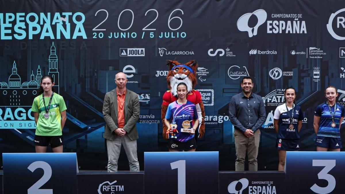 Mireia Parau ocupa el segundo lugar del podio