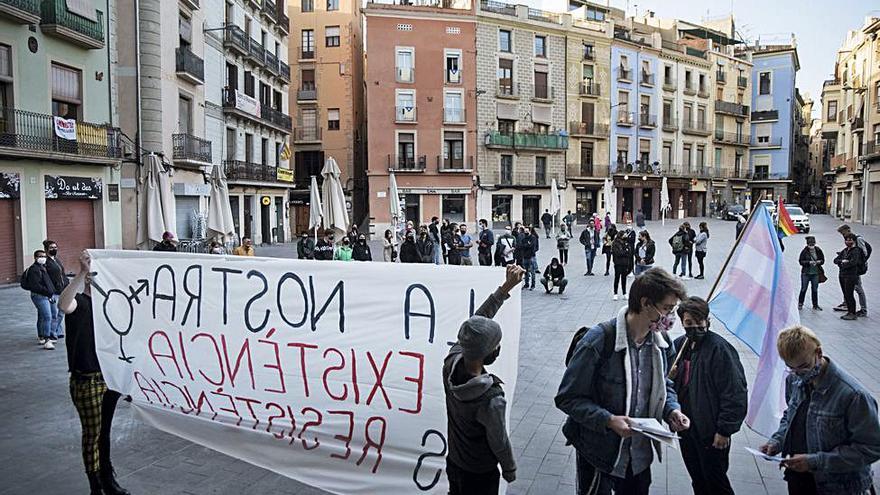 Concentració el març passat a la plaça Major de Manresa | OSCAR BAYONA