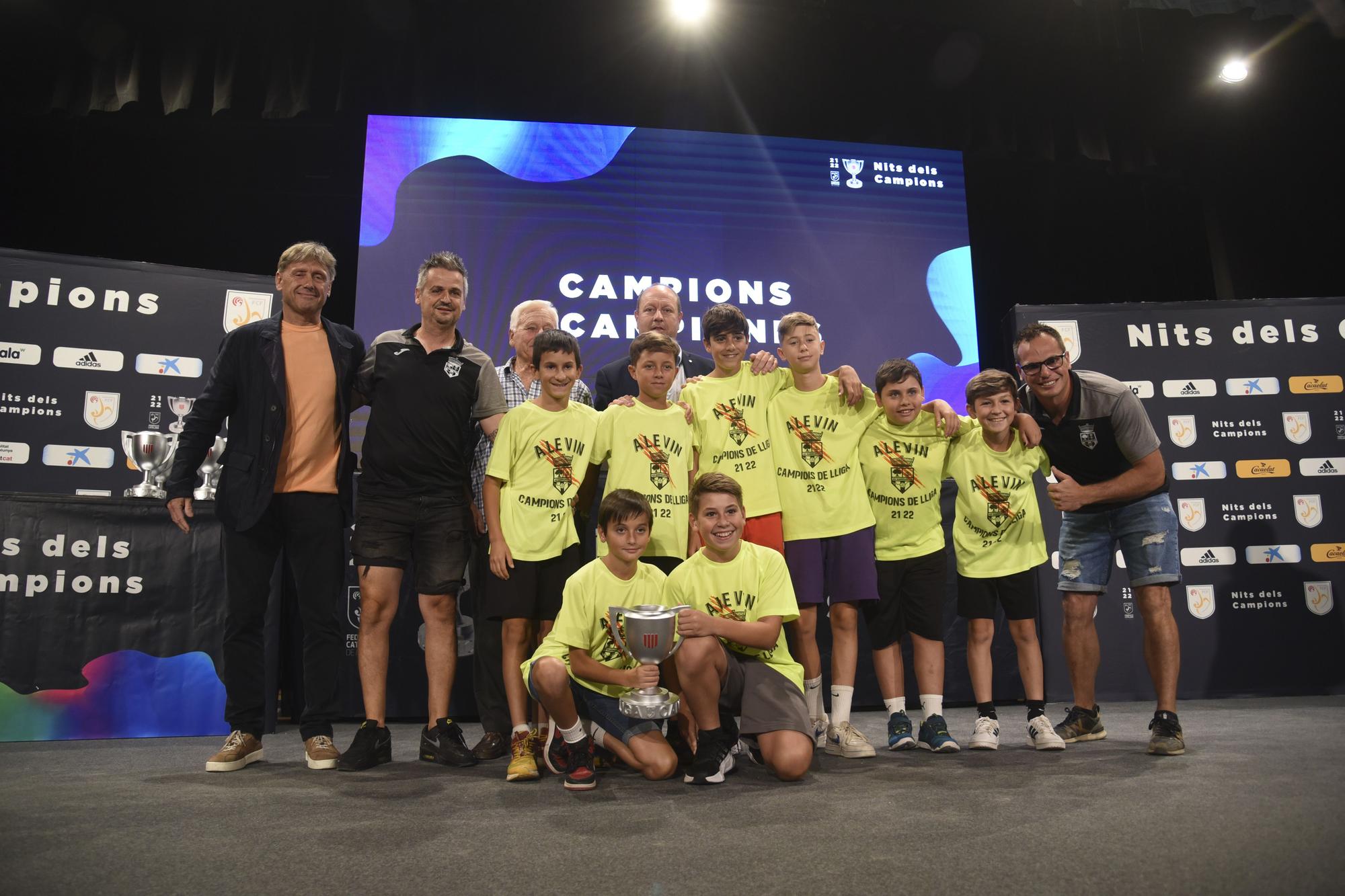 El futbol de la Catalunya central feliciten els seus 29 campions