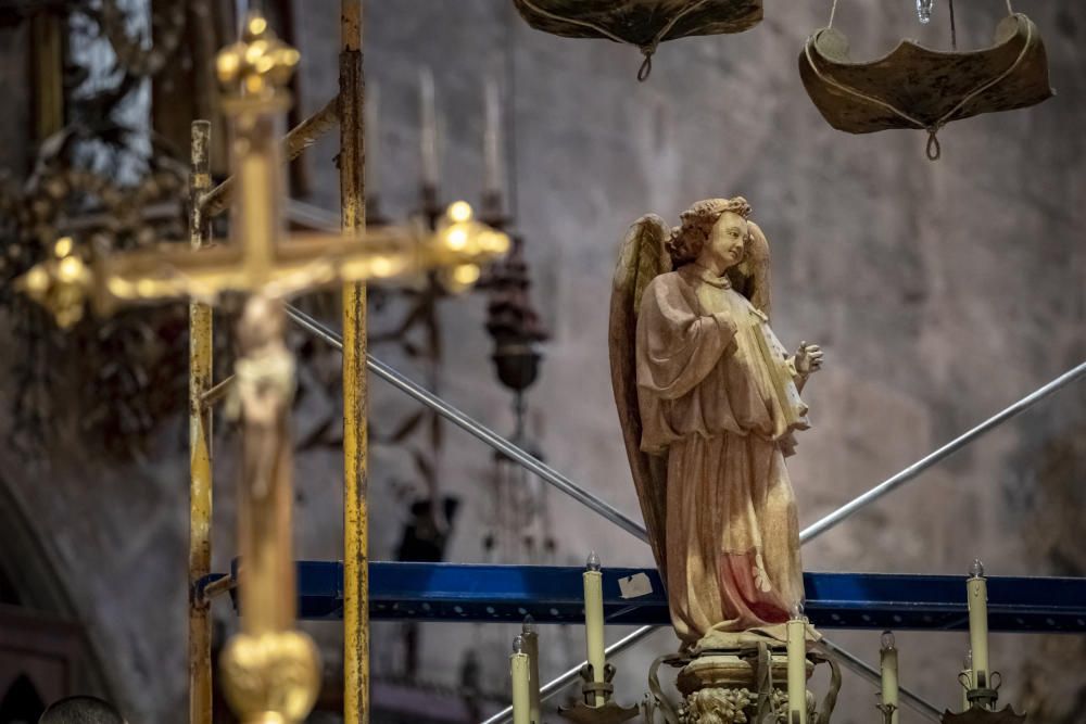 Los ángeles góticos regresan a la Catedral