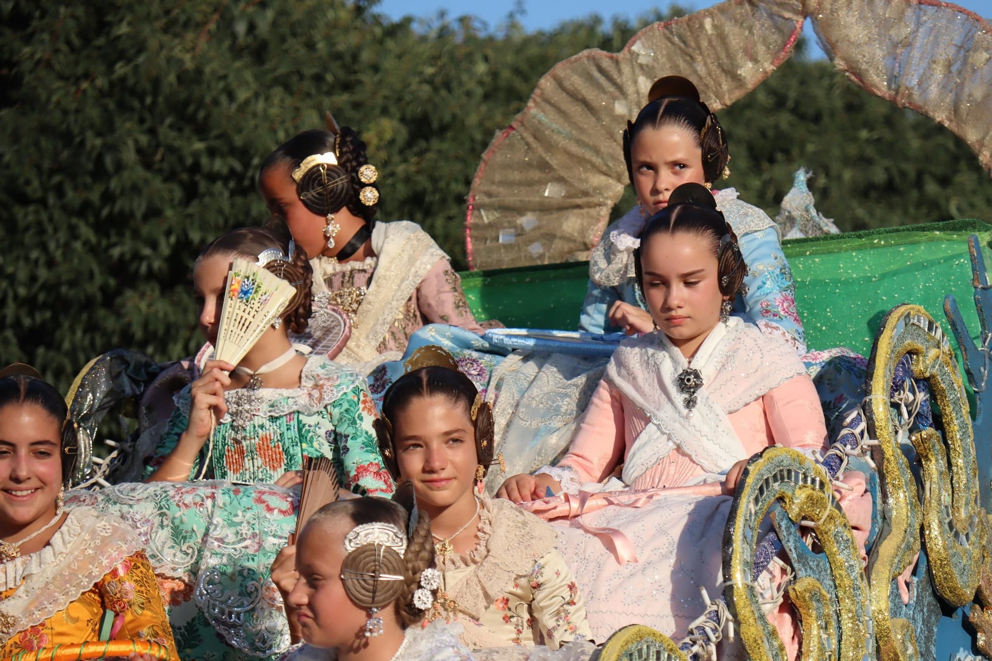 La Batalla de Flores de las candidatas a Fallera Mayor Infantil de València 2026