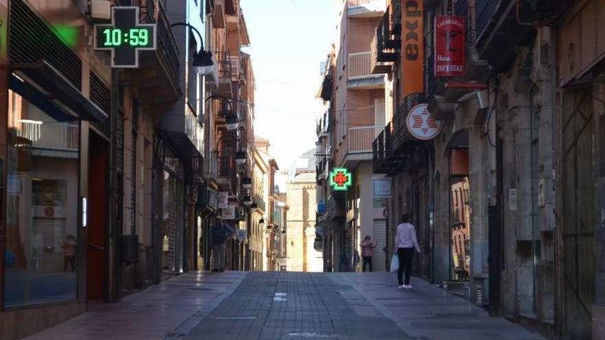 Calle de La Rúa en Benavente.