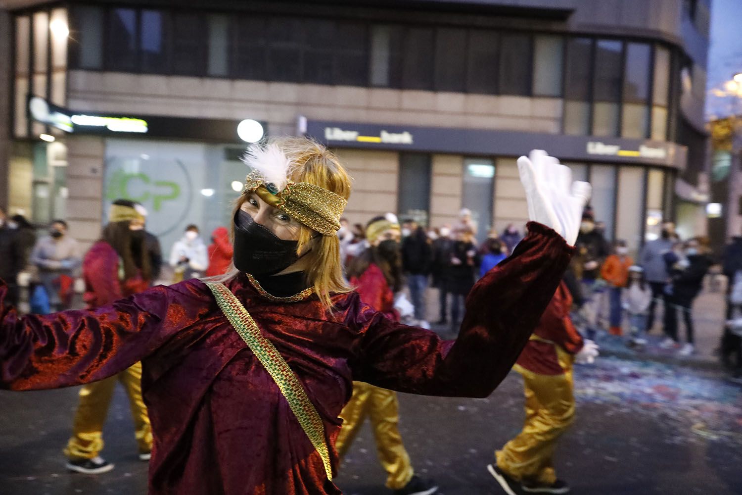 La cabalgata de los Reyes Magos en Gijón