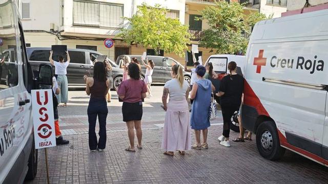 Una nueva protesta de los trabajadores de Cruz Roja  | USO