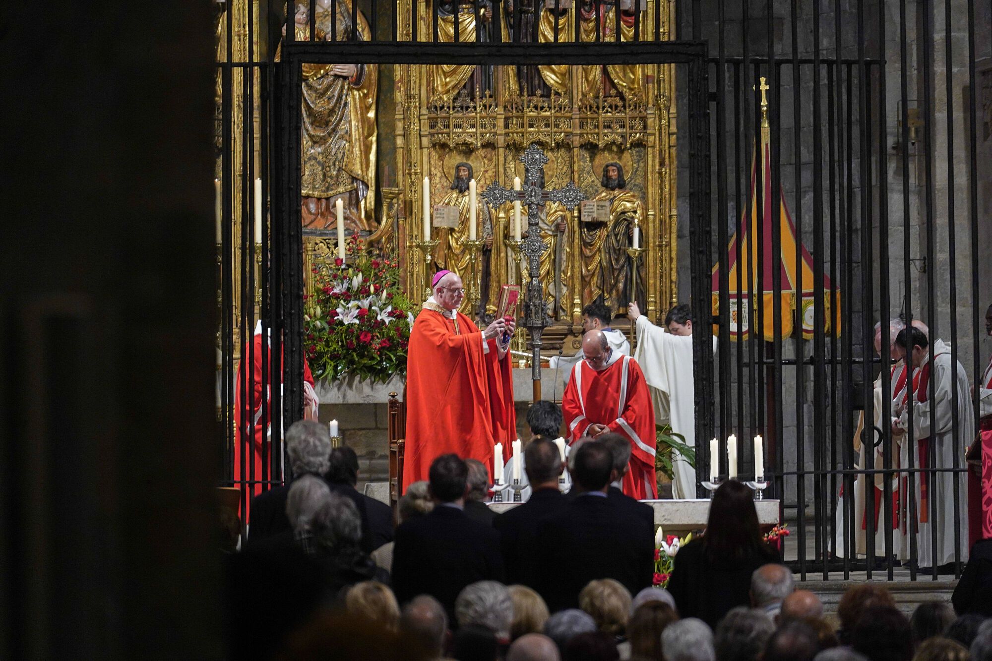 Girona Basílica de Sant Feliu missa de Sant Narcís El Bisbe de Girona evoca Sant Narcís per combatre "la guerra, la fam i la manca d'una vida digna"