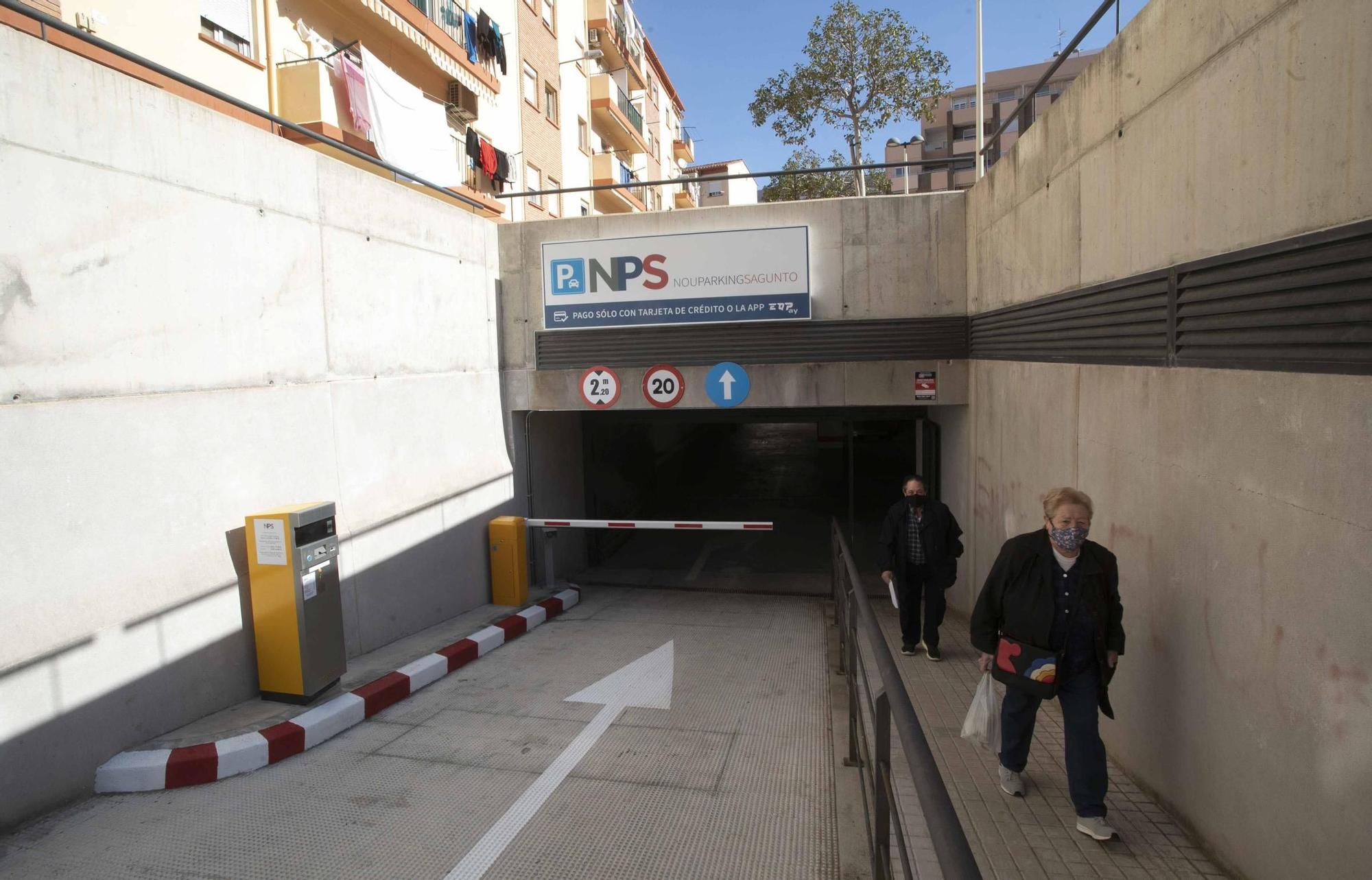 Así es el nuevo parking de Sagunto, que ha tenido que esperar 9 años.