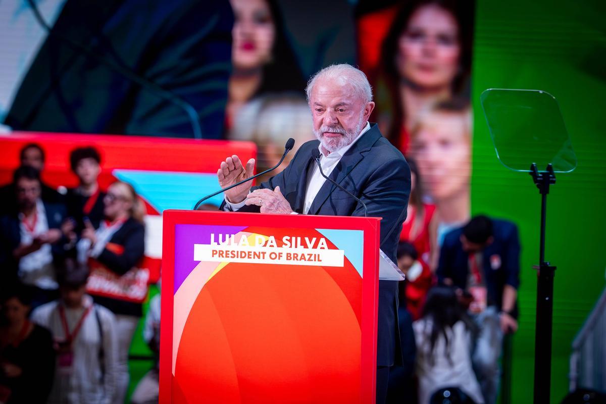 Sesión plenaria de líderes mundiales de la GMP. Intervención de Lula da Silva Sesión plenaria de líderes mundiales de la GMP. Intervención de Lula da Silva