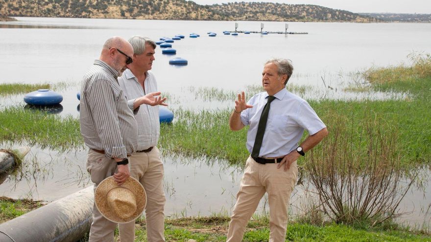 Salvador Fuentes denuncia el deterioro de la conexión provisional del embalse de La Colada