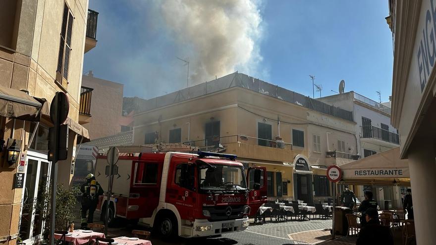 Brand in einer Wohnung im Nobelhafen Port d&#039;Andratx auf Mallorca