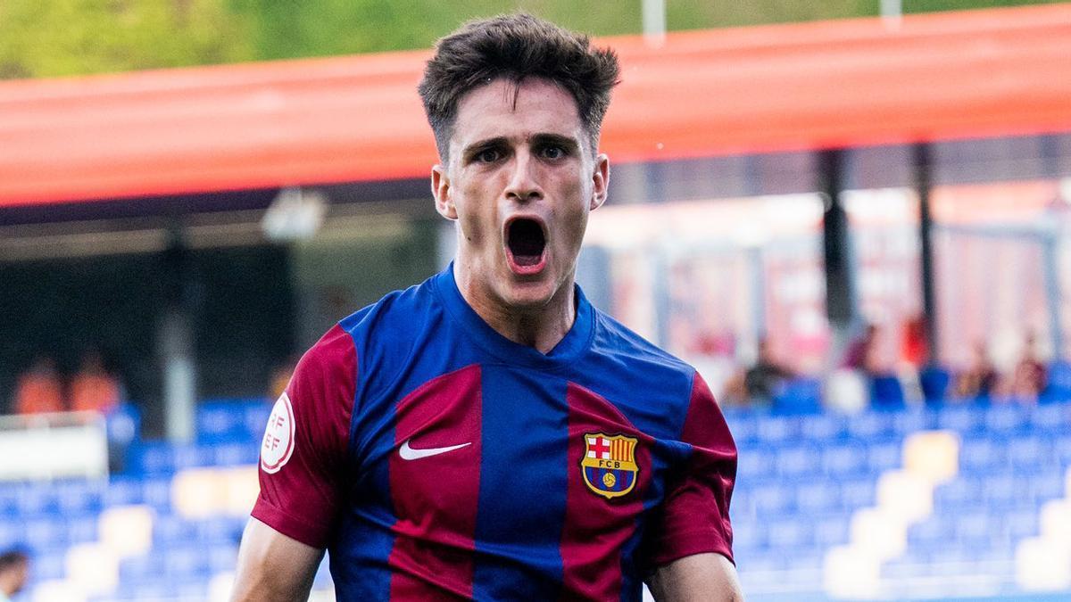 Pau Víctor, futbolista del FC Barcelona