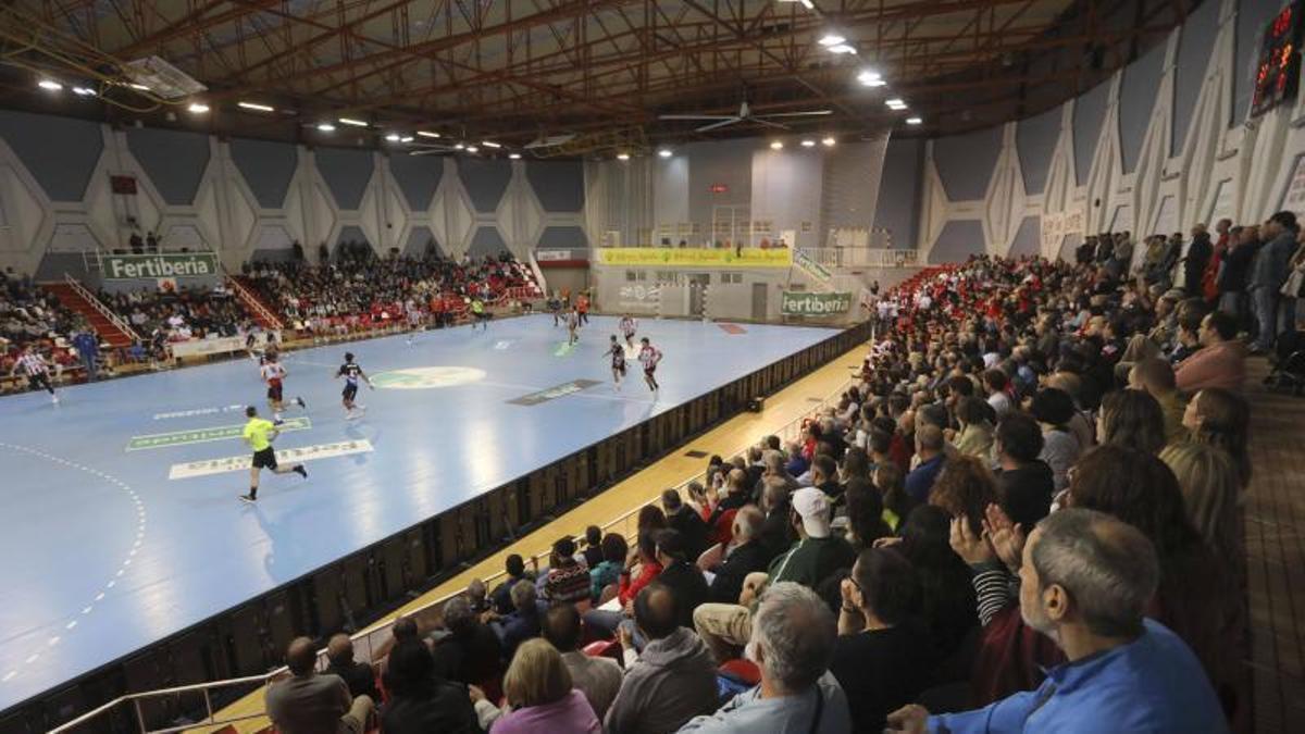 Foto de archivo de un partido del Fertiberia en el pabellón