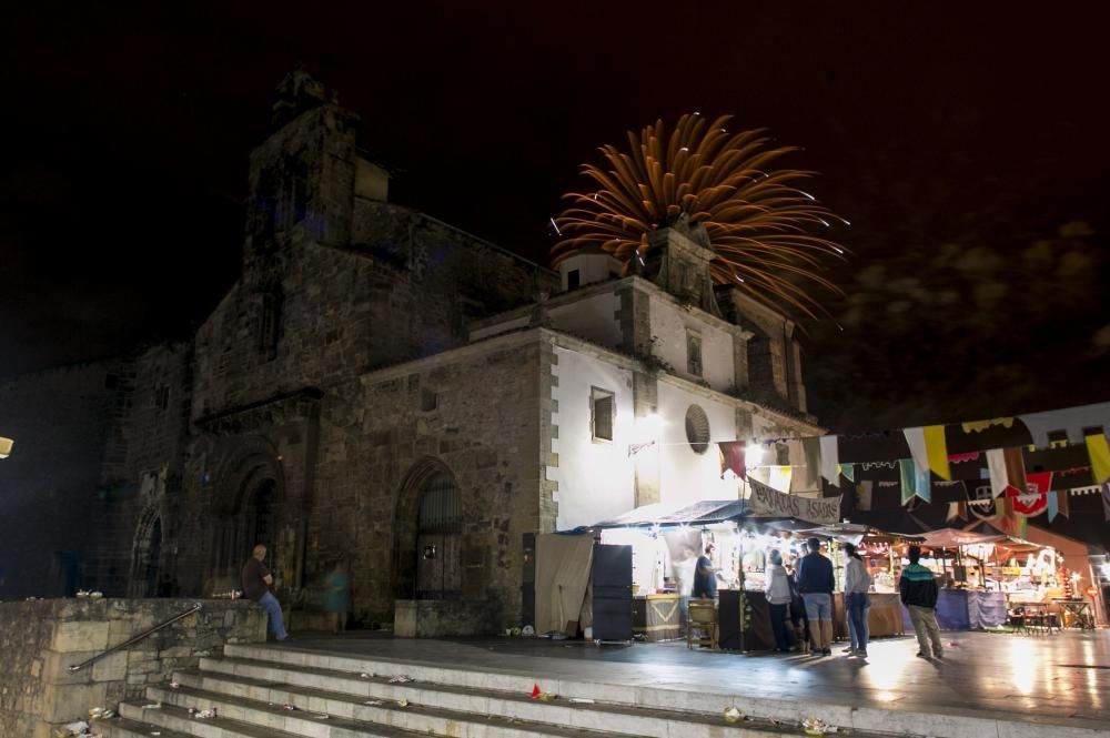 Fuegos de San Agustín en Avilés