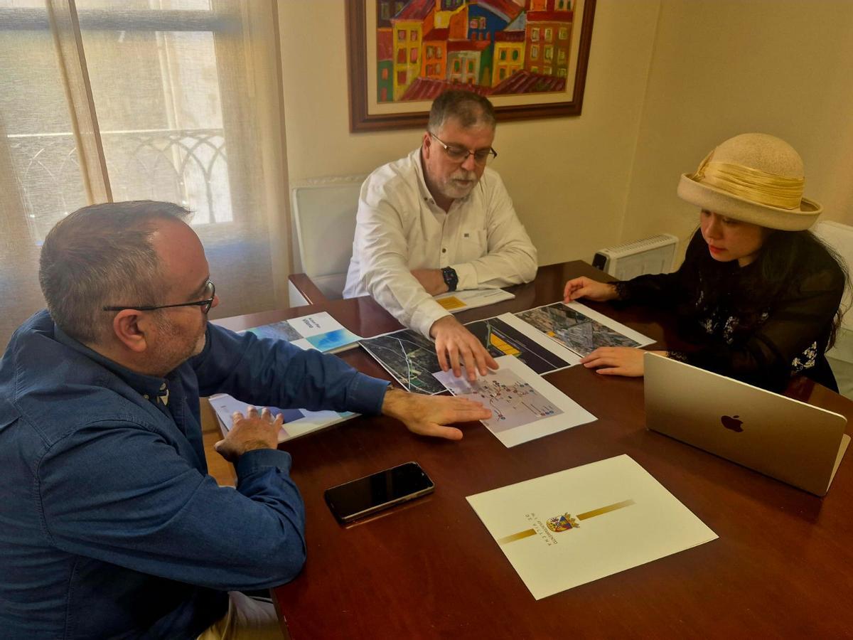 Un momento de la reunión.