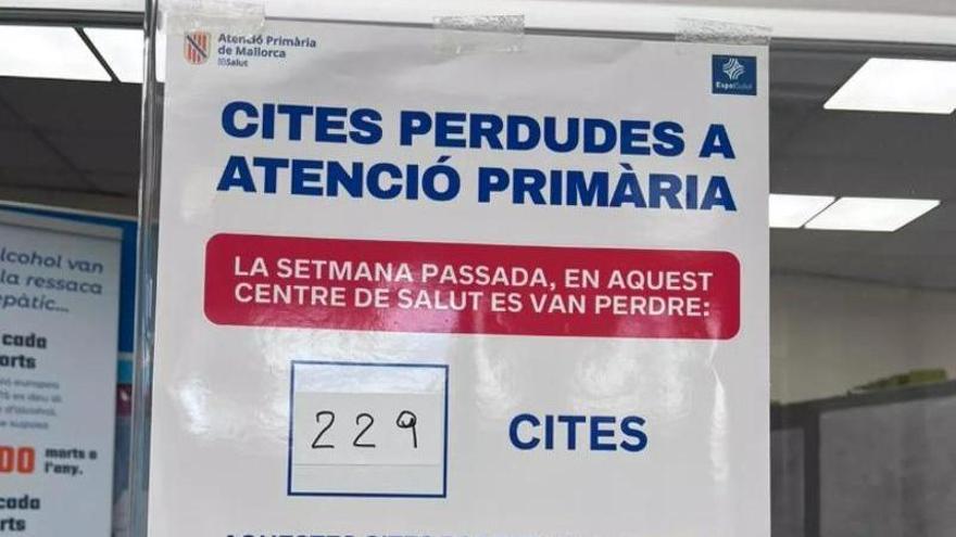 In den öffentlichen Gesundheitszentren auf Mallorca verfallen täglich Hunderte Arzttermine