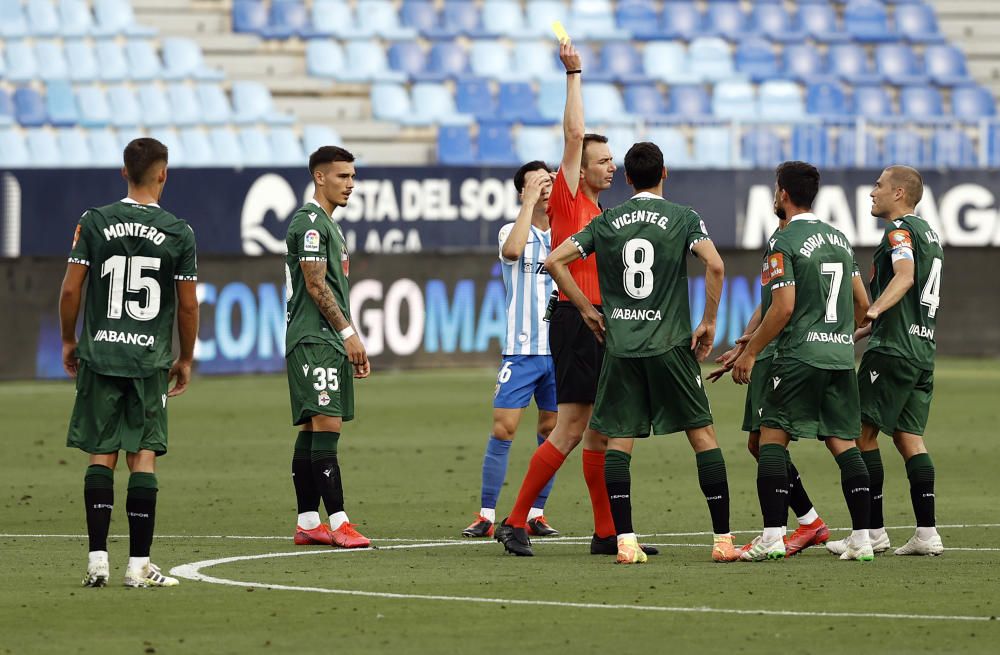 El Dépor pierde 1-0 en Málaga