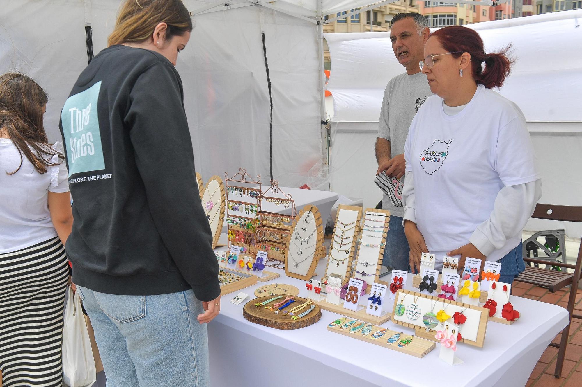 Segunda edición de la feria comercial Nos vamos de market, organizada por la asociación de empresarios Pilar-Farray de Guanarteme