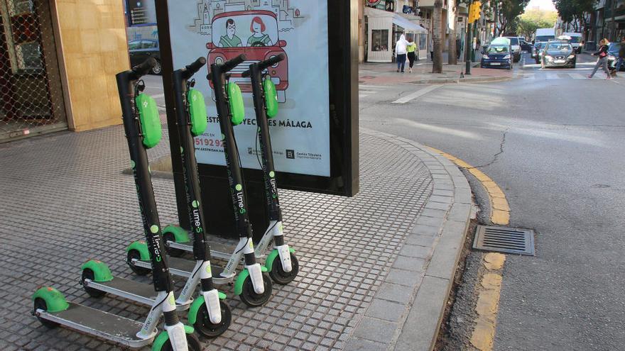 Hay ocho empresas operando con patinetes eléctricos en Málaga.