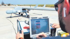 Pruebas con un dron Falco EVO de última generación.