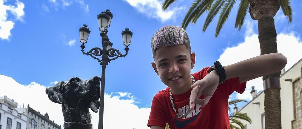 Leyvan, cantante canario de 12 años que ha colaborado con Rosalía.