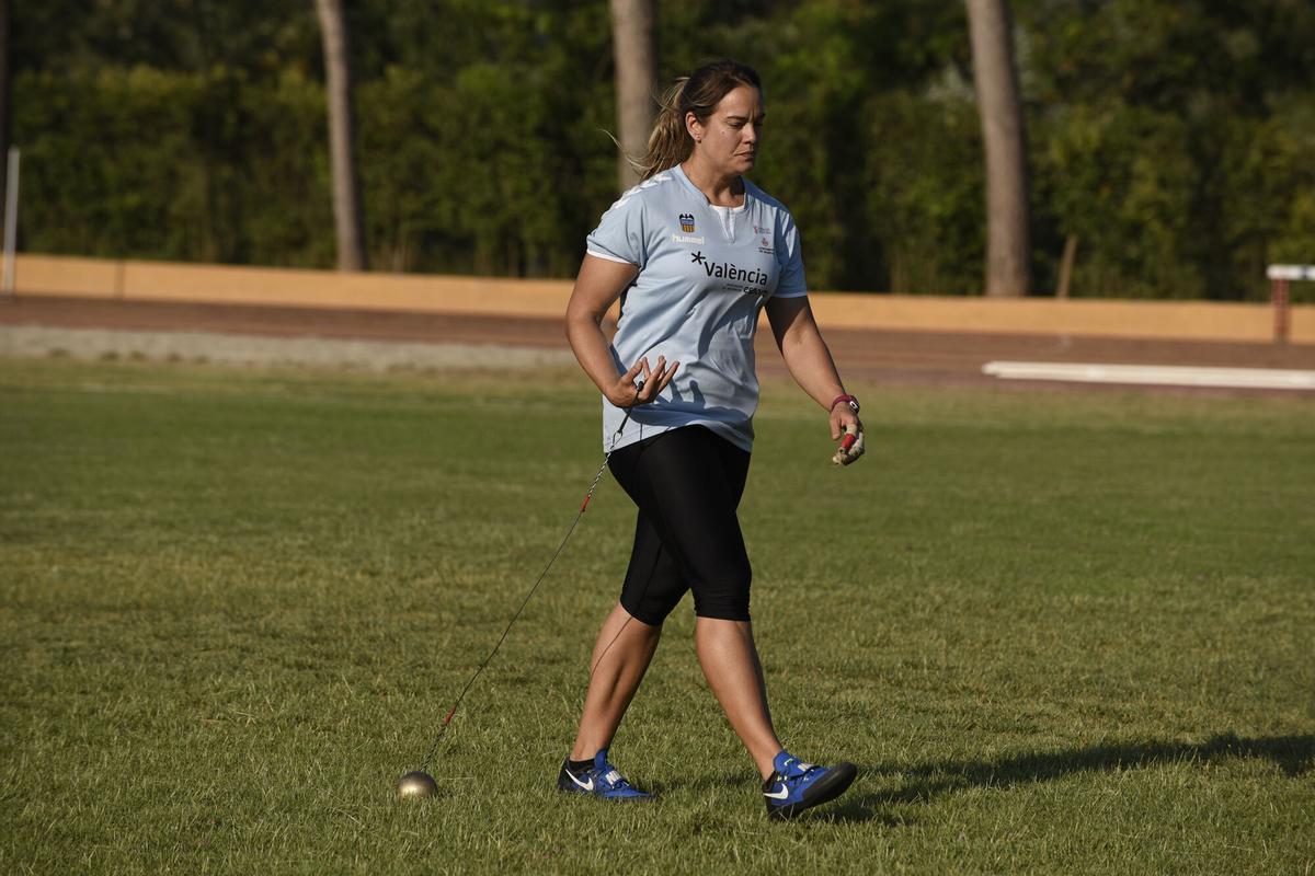 Memorial Julio Álvarez (2017). Berta Castells se prepara.
