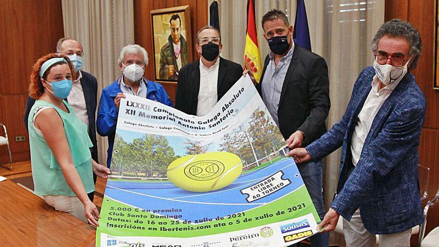 Presentación del Campeonato Gallego absoluto de tenis. | .// IÑAKI OSORIO