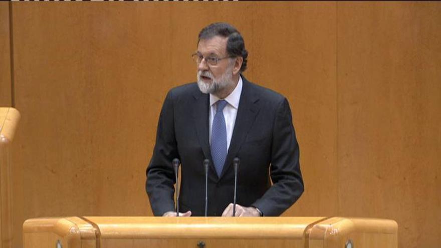 Rajoy: &quot;No hay alternativa al 155, estamos ante una violación palmaria de la democracia&quot;