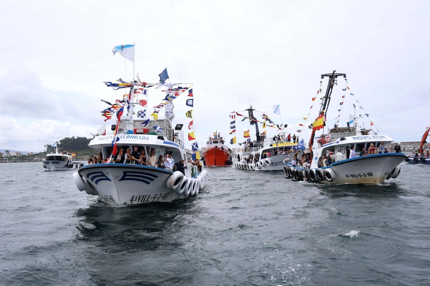 A Illa rompe récords en la procesión del Carmen