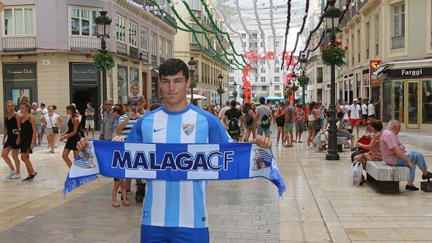 Diego González, en la calle Larios