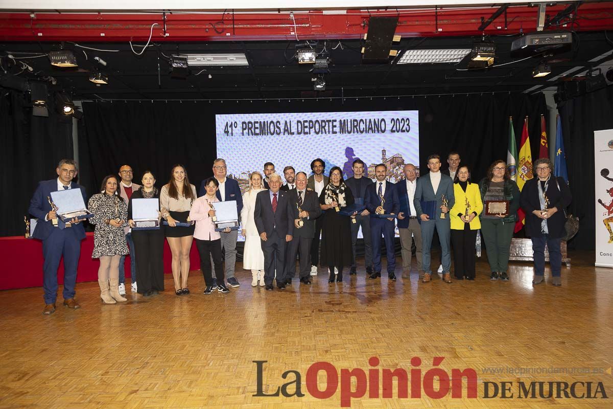 Descubre los ganadores de los Premios al Deporte Murciano celebrados en Cehegín