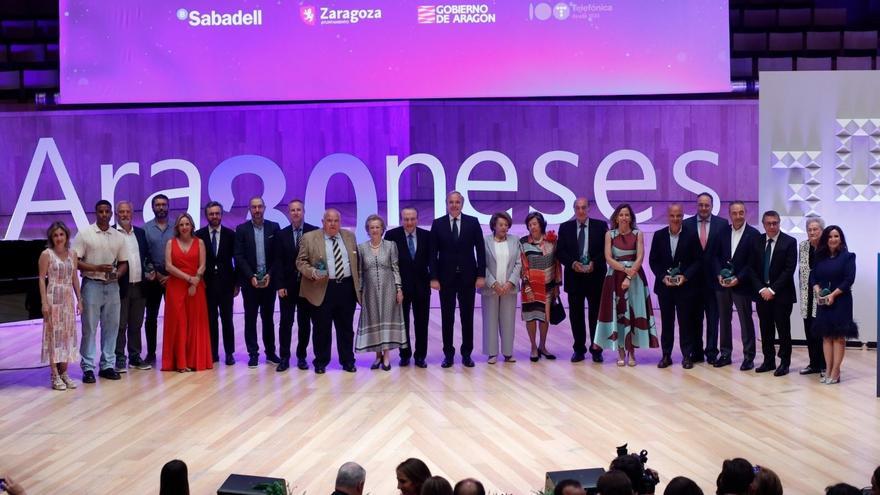 Rotundo éxito de la 30ª edición de los premios Aragoneses del Año