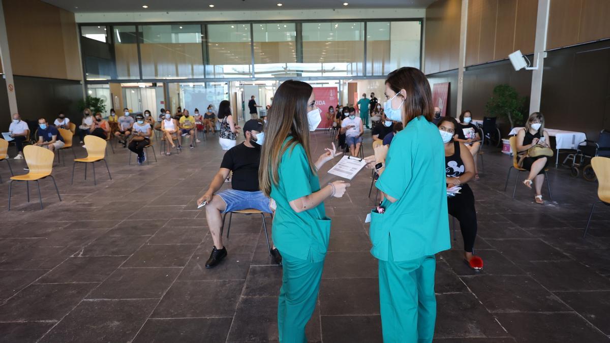 Vacunación en el Auditori de Castelló