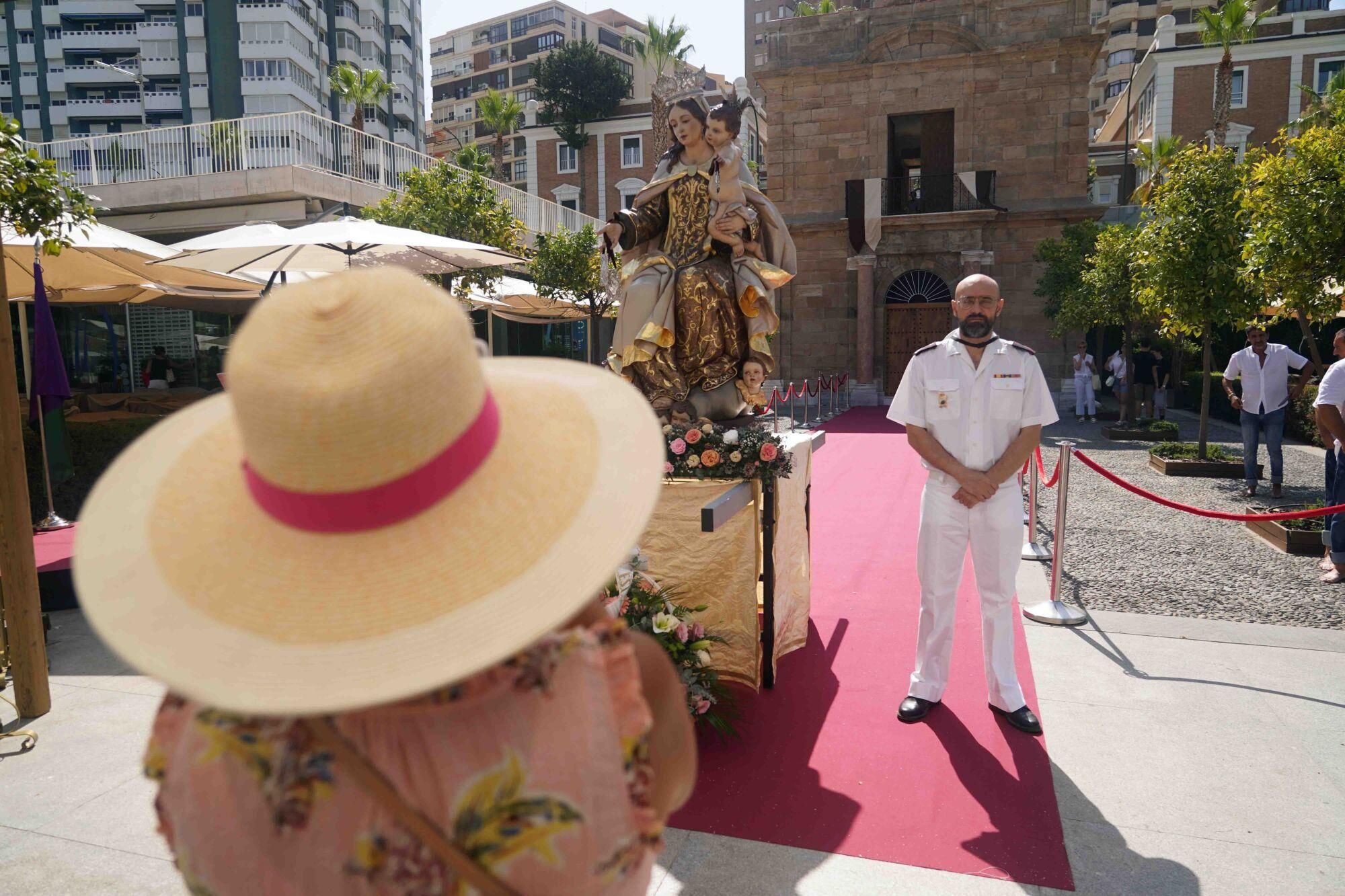 Inauguración de la Capilla del Puerto de Málaga y acto de bendición de la imagen Virgen del Carmen