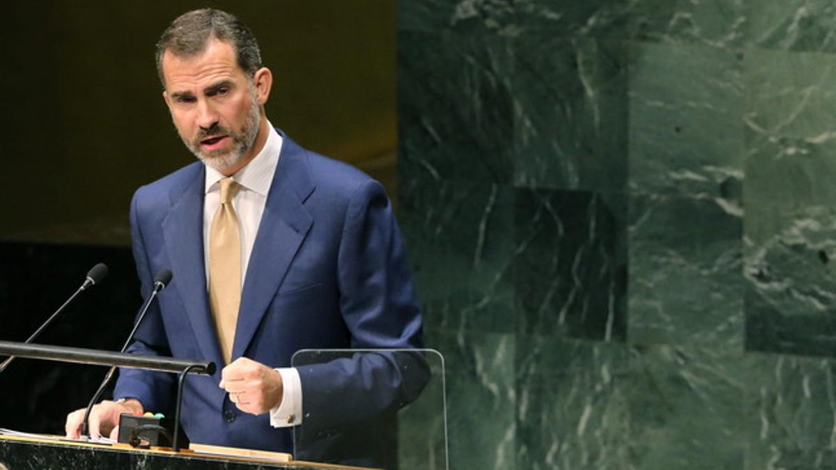 El rey Felipe, en la Asamblea General de la ONU.