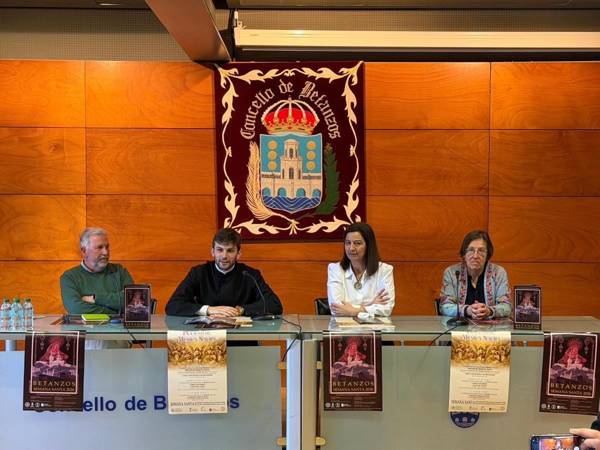 Presentación del programa de la Semana Santa de Betanzos.