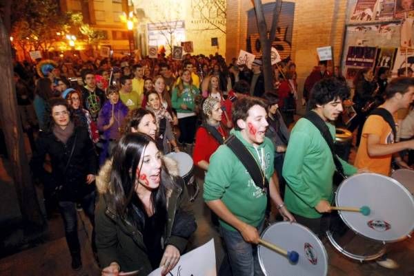 Fotogalería: Protesta contra la repercusión de la reforma educativa