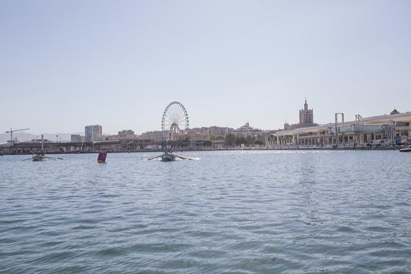 Regata de Jábegas en el Muelle Uno