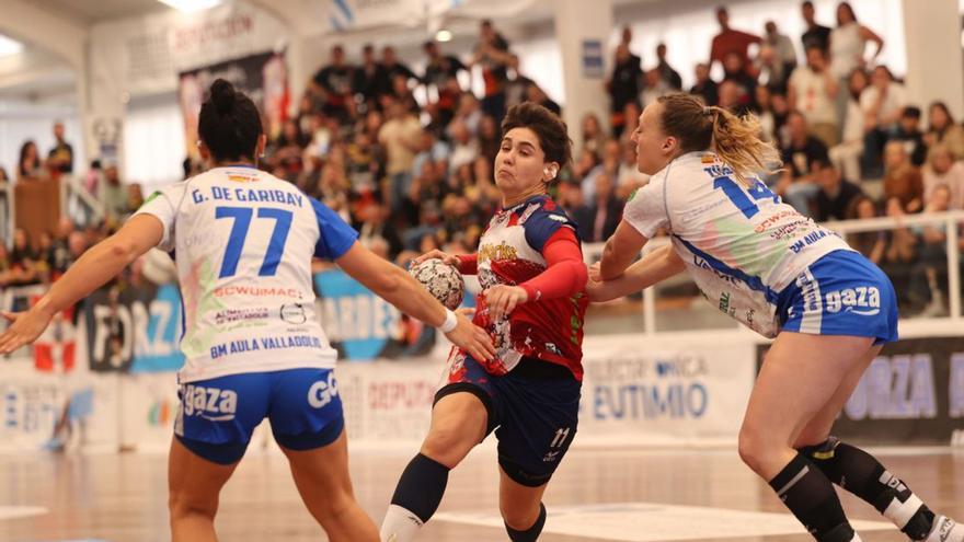 Cecilia Cacheda, durante el partido. | Sportcoeco
