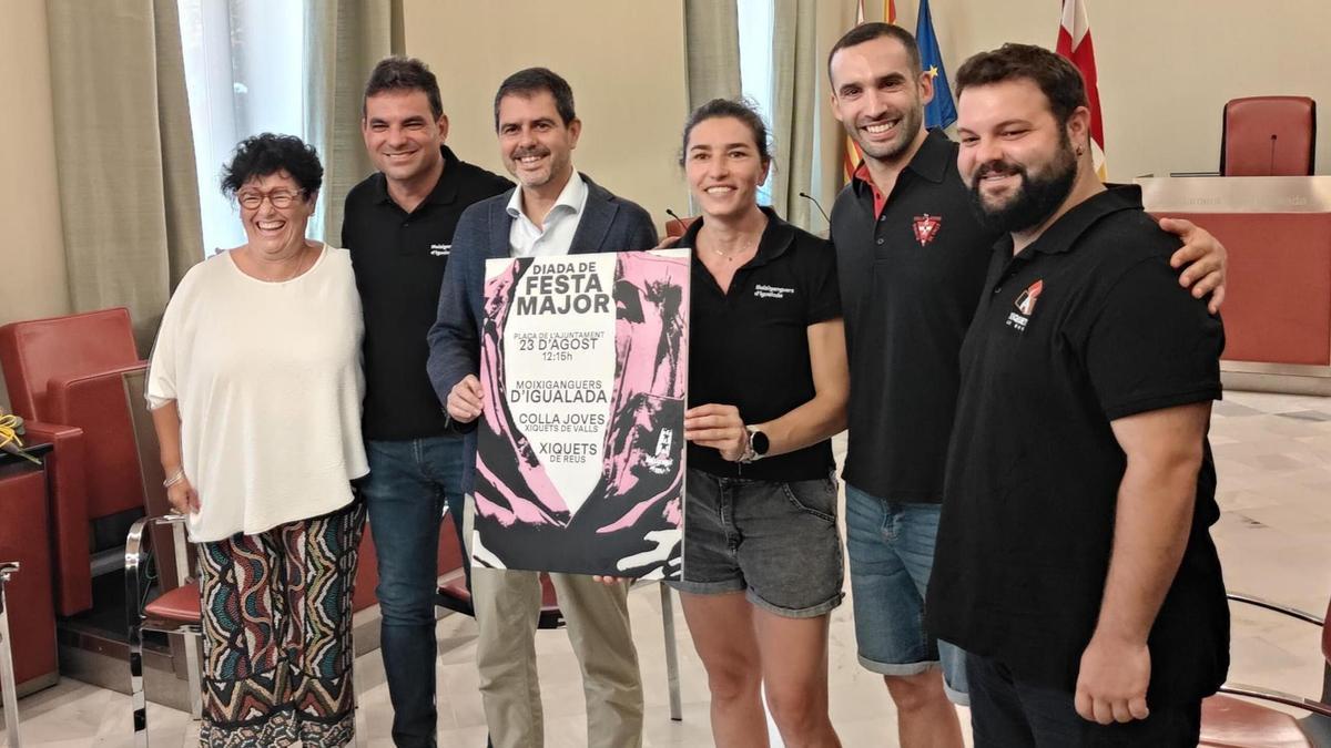 Presentació de la trobada castellera de diumenge a Igualada