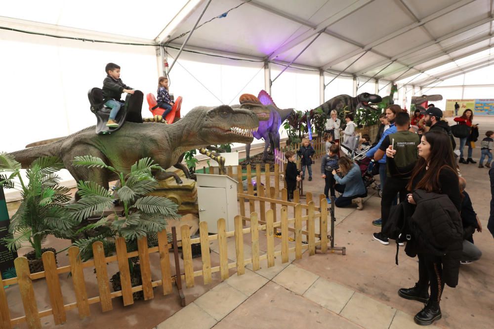 Así fue la exposición 'Dinosaurs Tour', que llegará a Mallorca, durante su paso por Ibiza