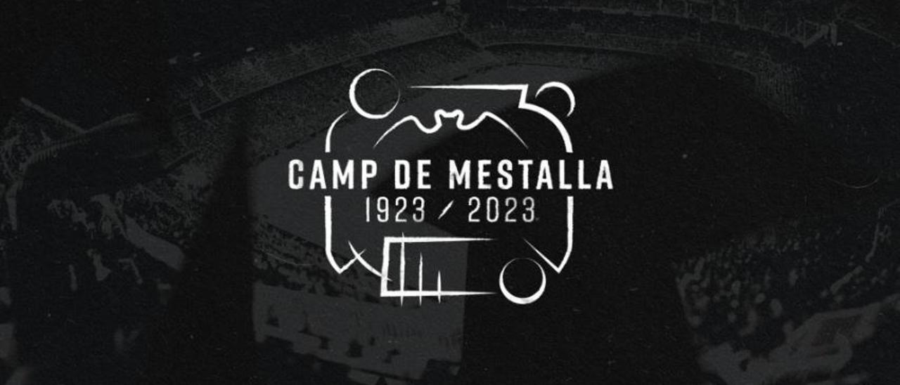 El logo commemoratiu del centenari de Mestalla