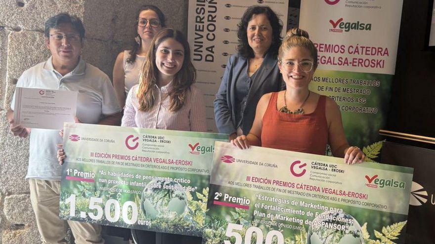La Cátedra Vegalsa-Eroski UDC premia dos investigaciones en sostenibilidad