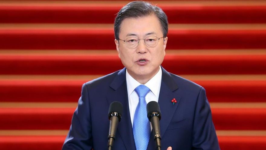 Moon Jae-in, presidente de Corea del Norte.