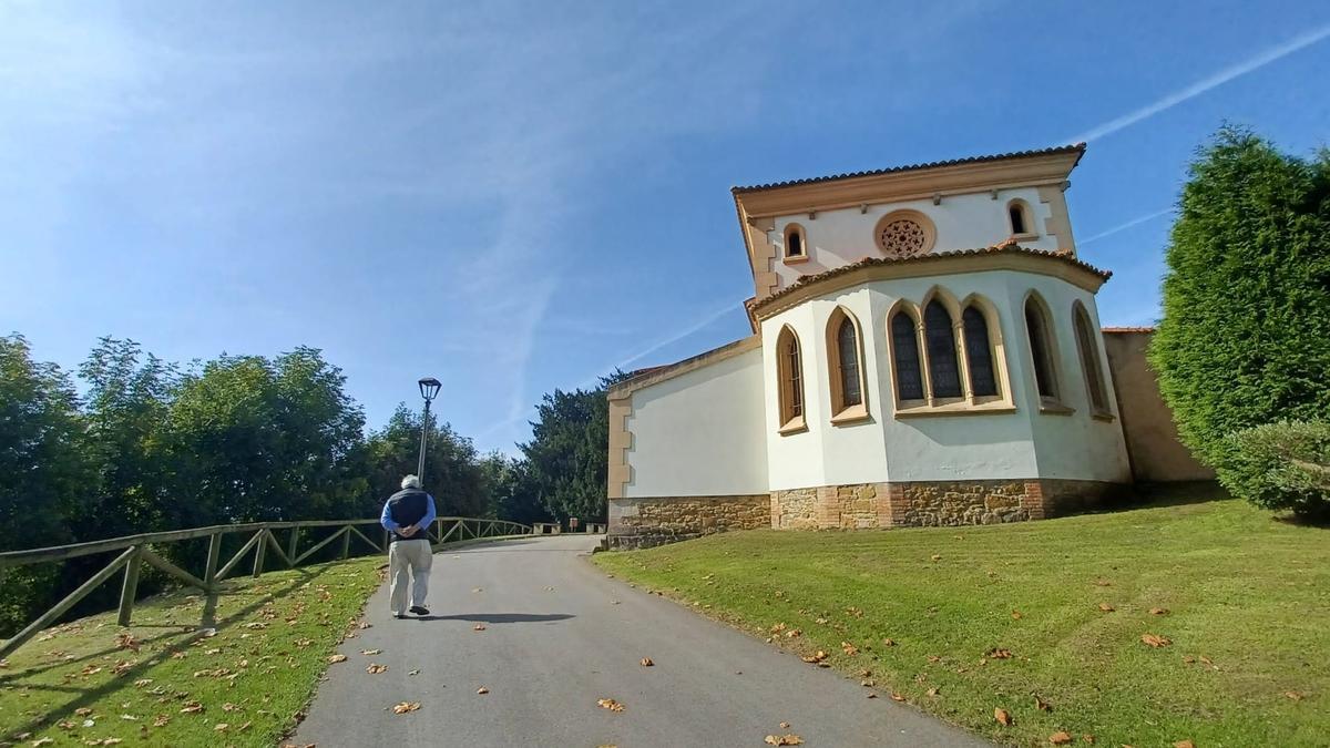 Parte trasera del templo de San Cucao.