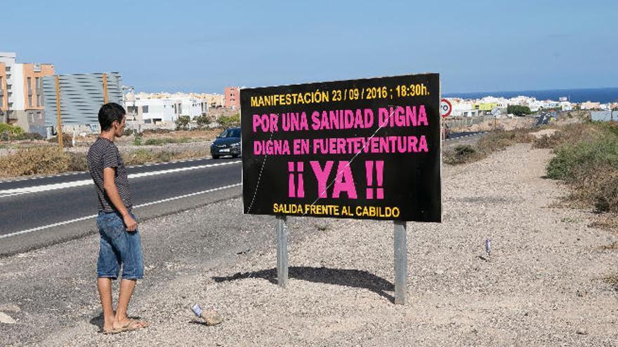 Los majoreros se echan a la calle para denunciar la precariedad sanitaria