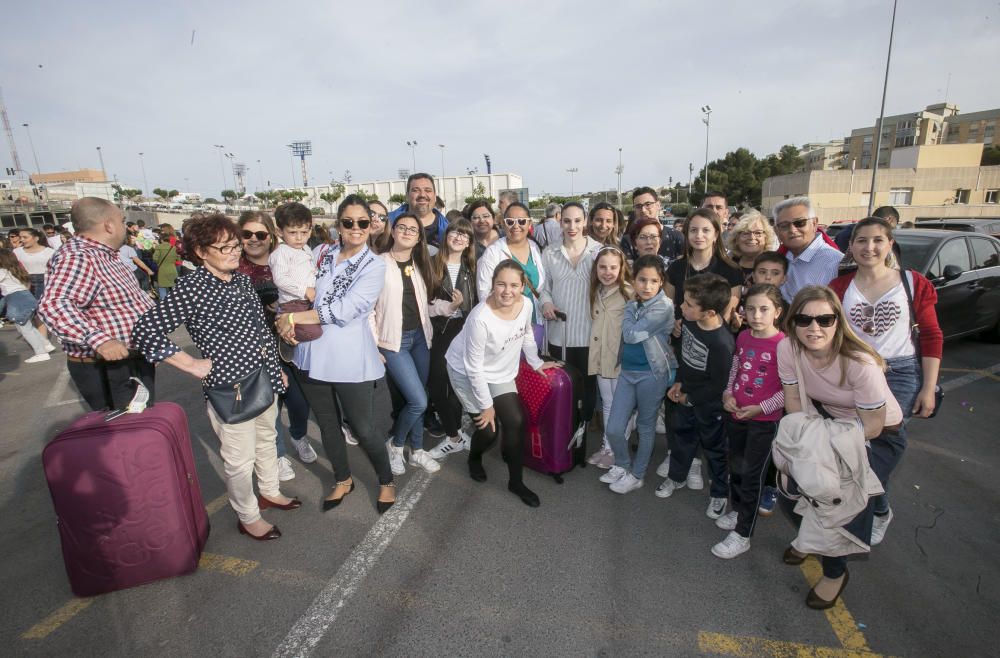 Las Hogueras se despiden de Lyon y vuelven a Alicante