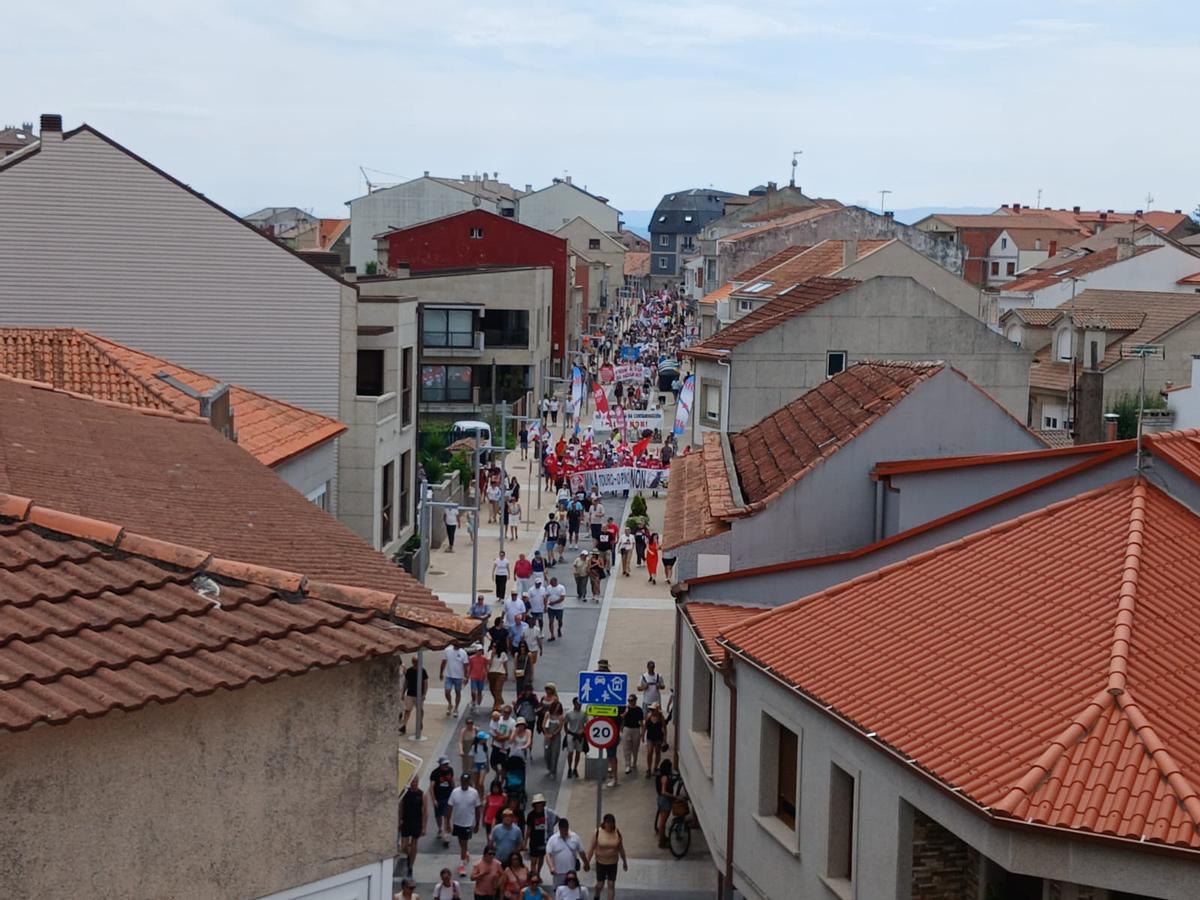 El recorrido por las calles de A Illa.