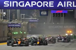 El GP de Singapur de Fórmula 1, en imágenes