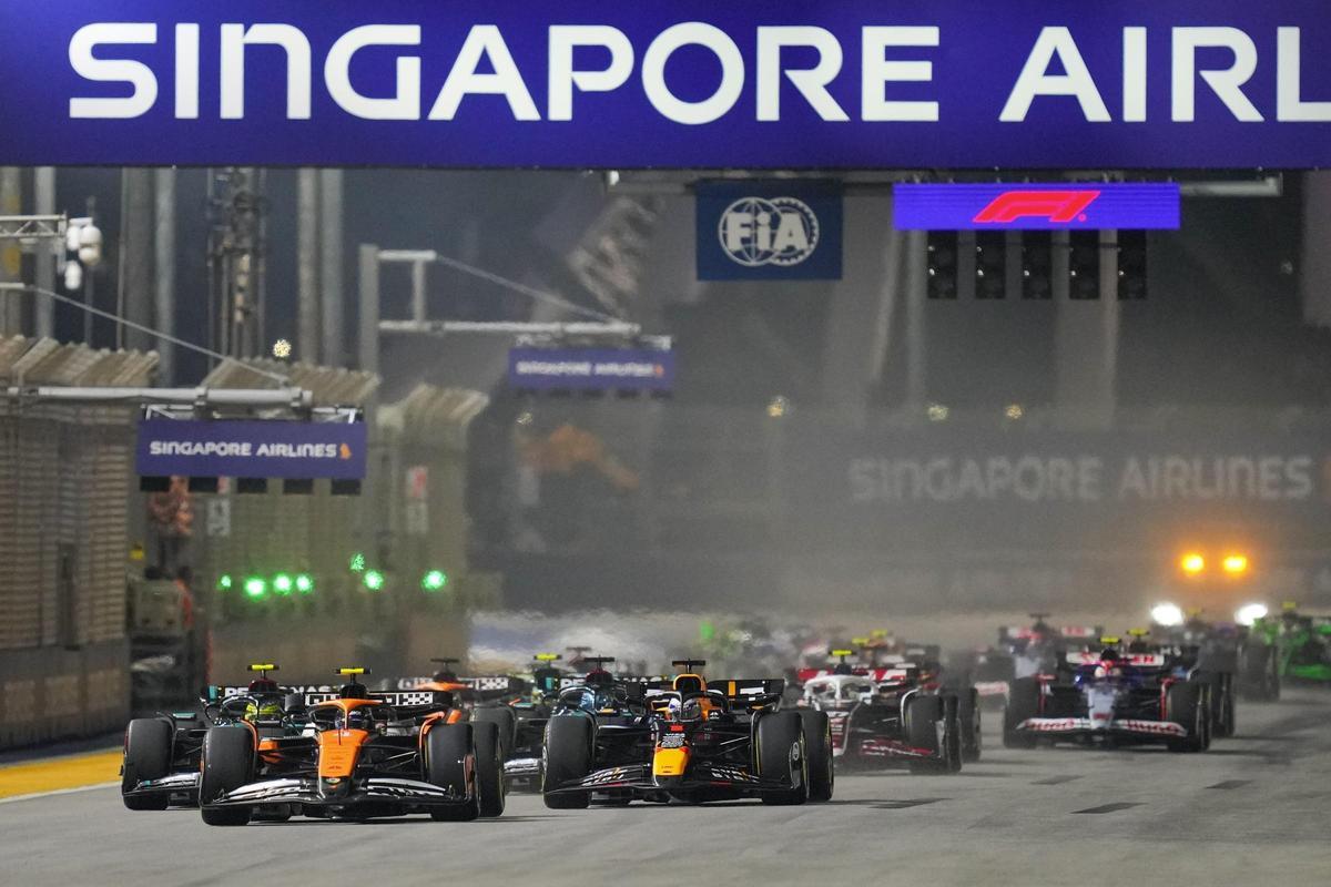 El GP de Singapur de Fórmula 1, en imágenes.