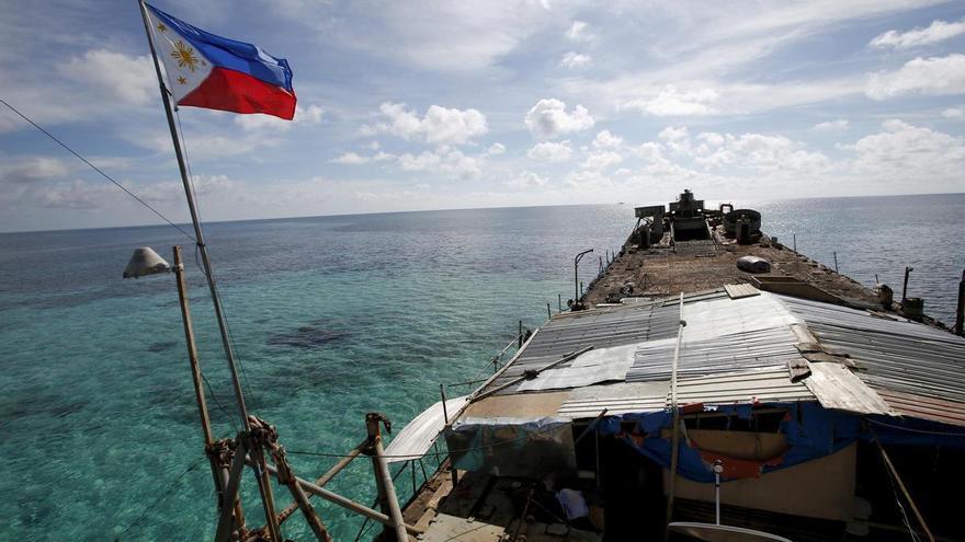 Un barco hecho chatarra, en el centro de la tensión entre China y Filipinas